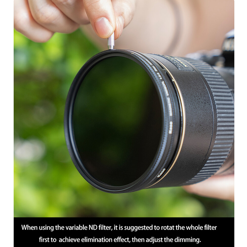 Kase Revolution Video Kit VND-CPL with Black Mist 77mm