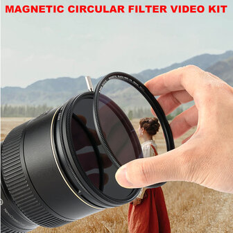 Kase Revolution Video Kit VND-CPL with Black Mist 82mm