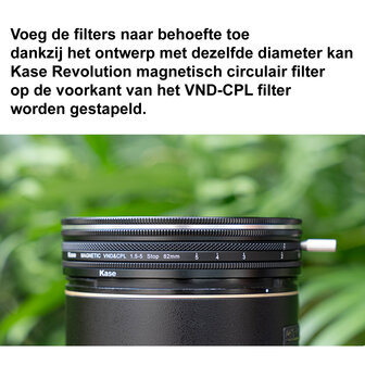 Kase Revolution Video Kit VND-CPL with Black Mist 82mm