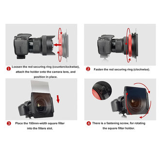 Kase K150 II filterhouder Sony 12-24 