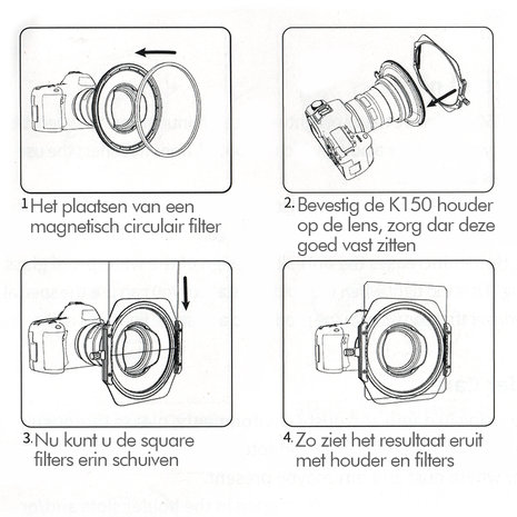 Kase K150P  Magnetische adapter 77mm