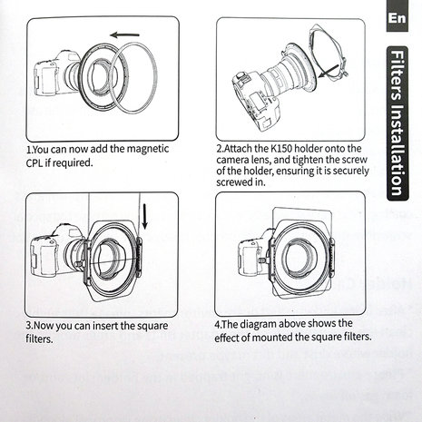 Kase K150P III  Adapterring Tamron 15-30