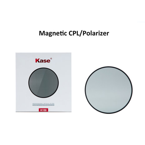 Kase K150P  magnetisch circulair polarisatiefilter CPL 150mm