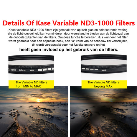 Kase Variabel ND3-1000 82mm (no x-shape version)