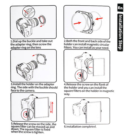 Kase Armour 100 Master kit magnetic