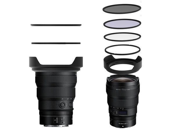 Kase Nikon Z 14-24 F2.8 PROF ND kit 112mm (CPL+ND64+ND8+ND1000+ MAG RING+FILTER BAG+LENS CAP)