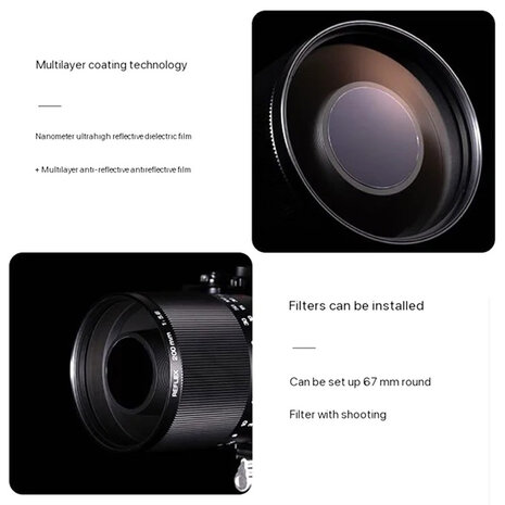 Kase Reflex Lens 200mm 5.6 Nikon Z
