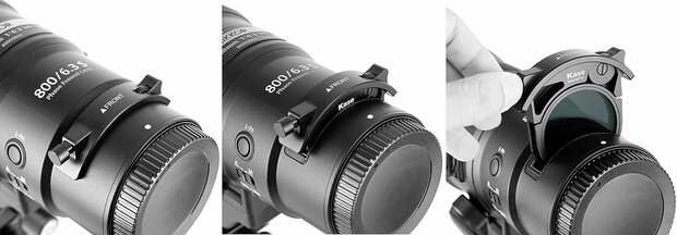 100065739  Kase Wolverine Drop-in filter Nikon Z400-800 ND8+CPL
