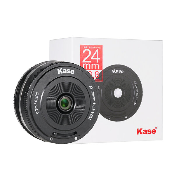 Kase Lens 24 mm 3.8 AF  full frame Pancake Sony E mount